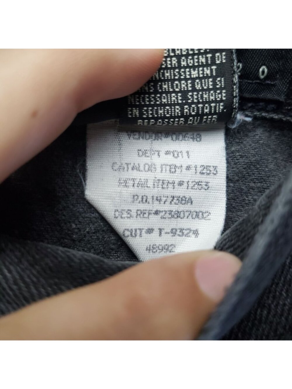 Eddie Bauer Jeans Womens Size 10 Black Denim Straight Relaxed Fit USA *Read* - Picture 7 of 15